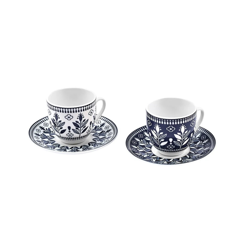 Coffret de tasses à café Karaca Peyker pour 6 personnes, 85 ml