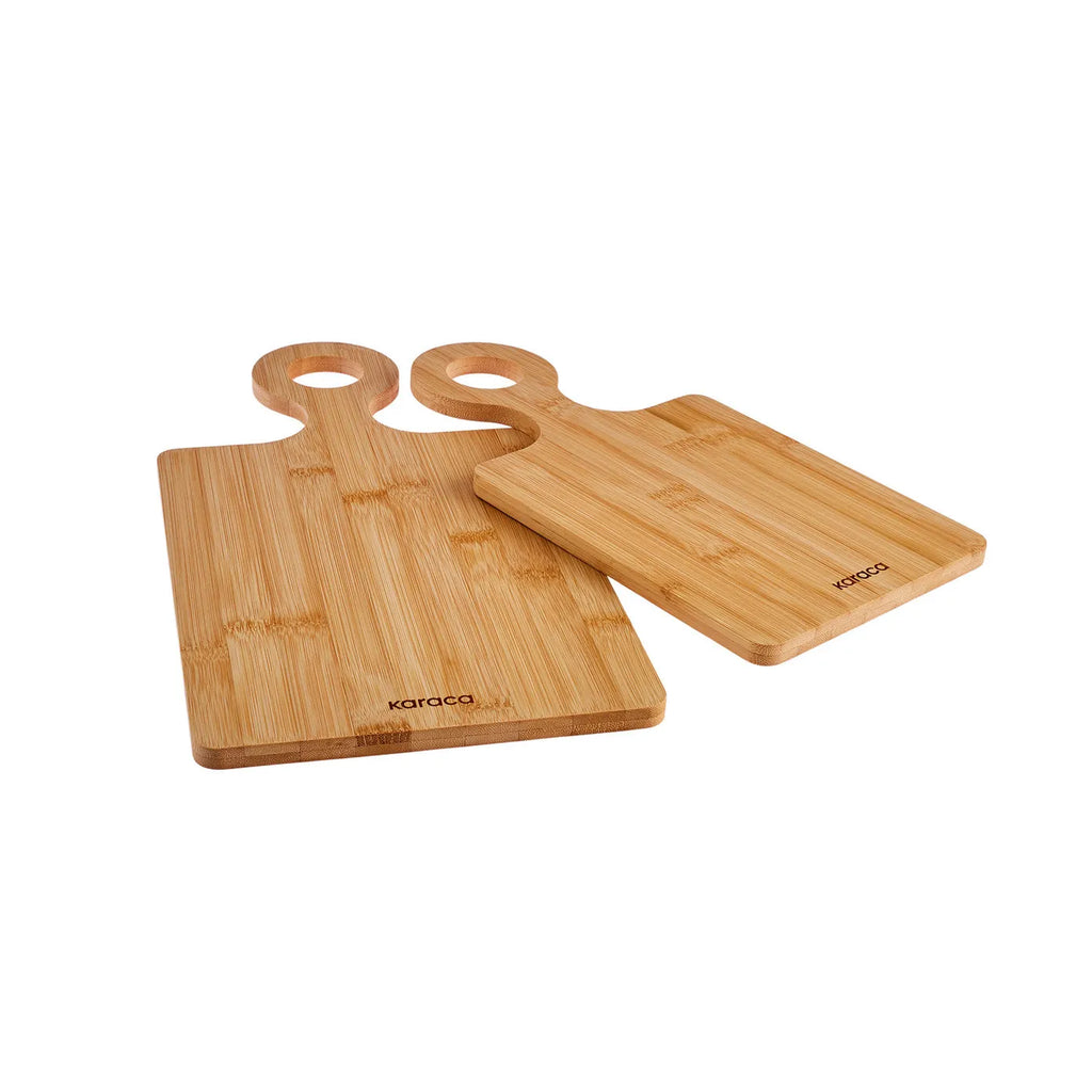 Planches à découper Karaca Dara, 2 pièces, bambou