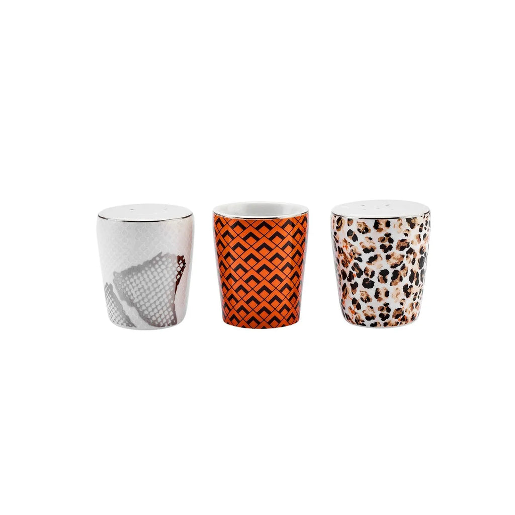 Service de table Karaca Streamline Safari pour 12 personnes, 59 pièces, New Generation Bone