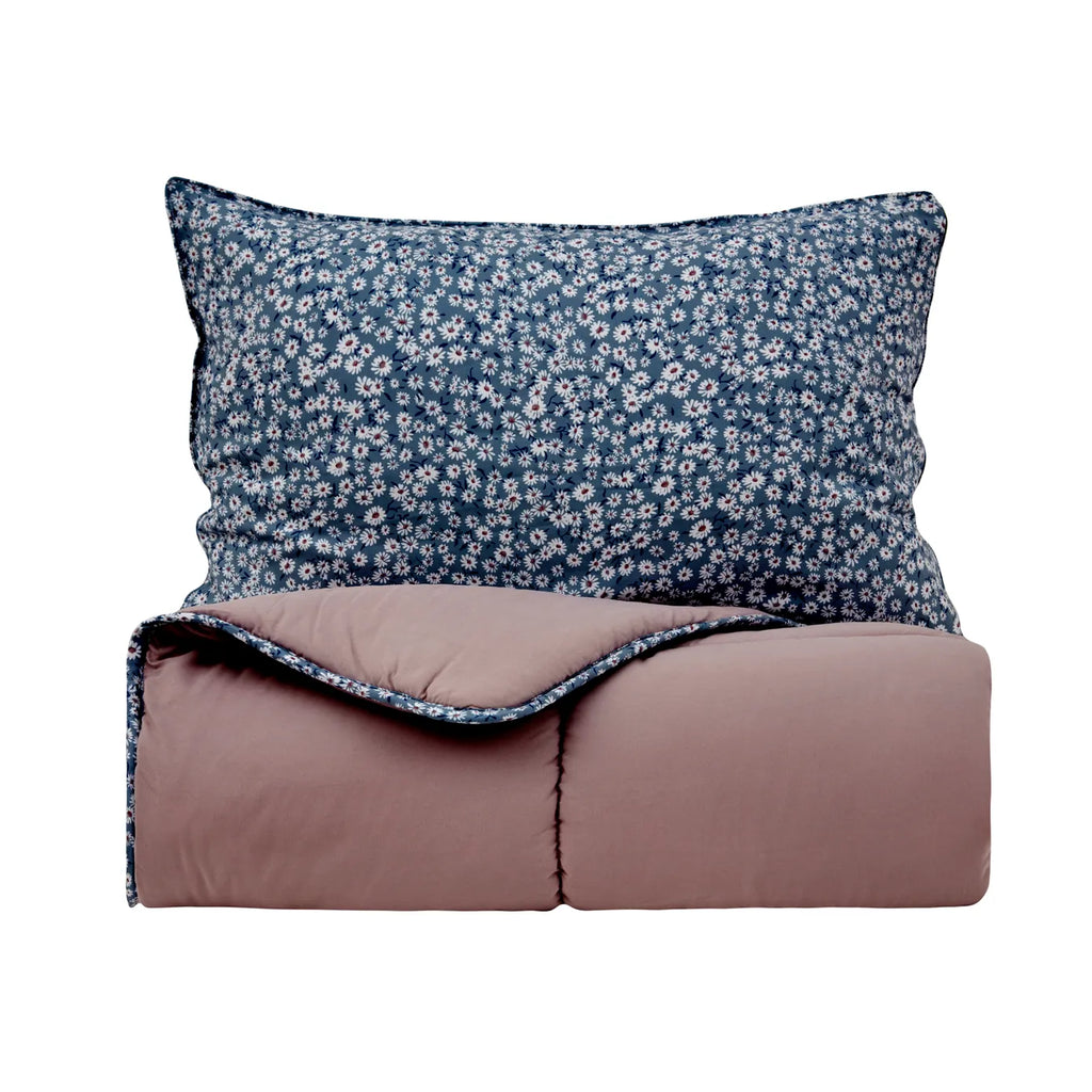 Ensemble de couettes Karaca Dexie single 155x220, 50x70 cm, rose