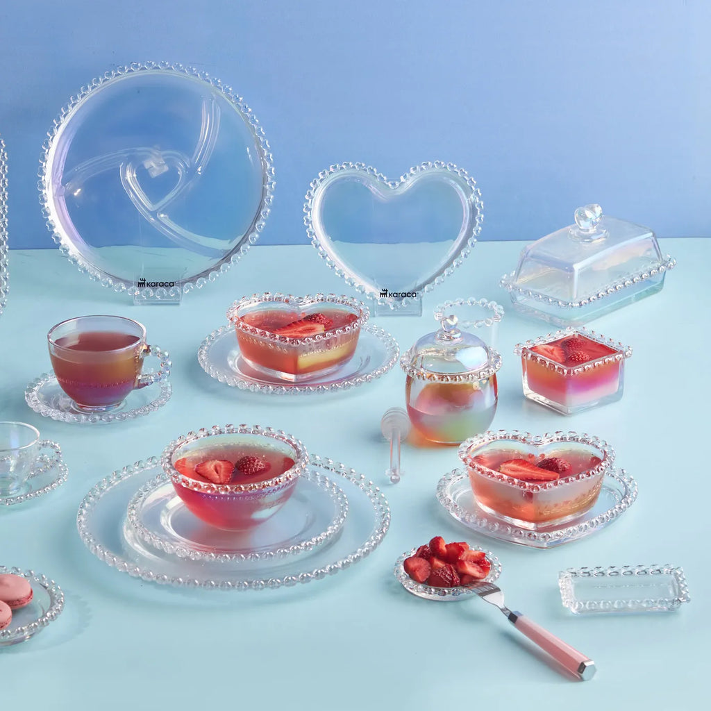 Karaca Rory, Assiette de Service Cœur, 23 cm