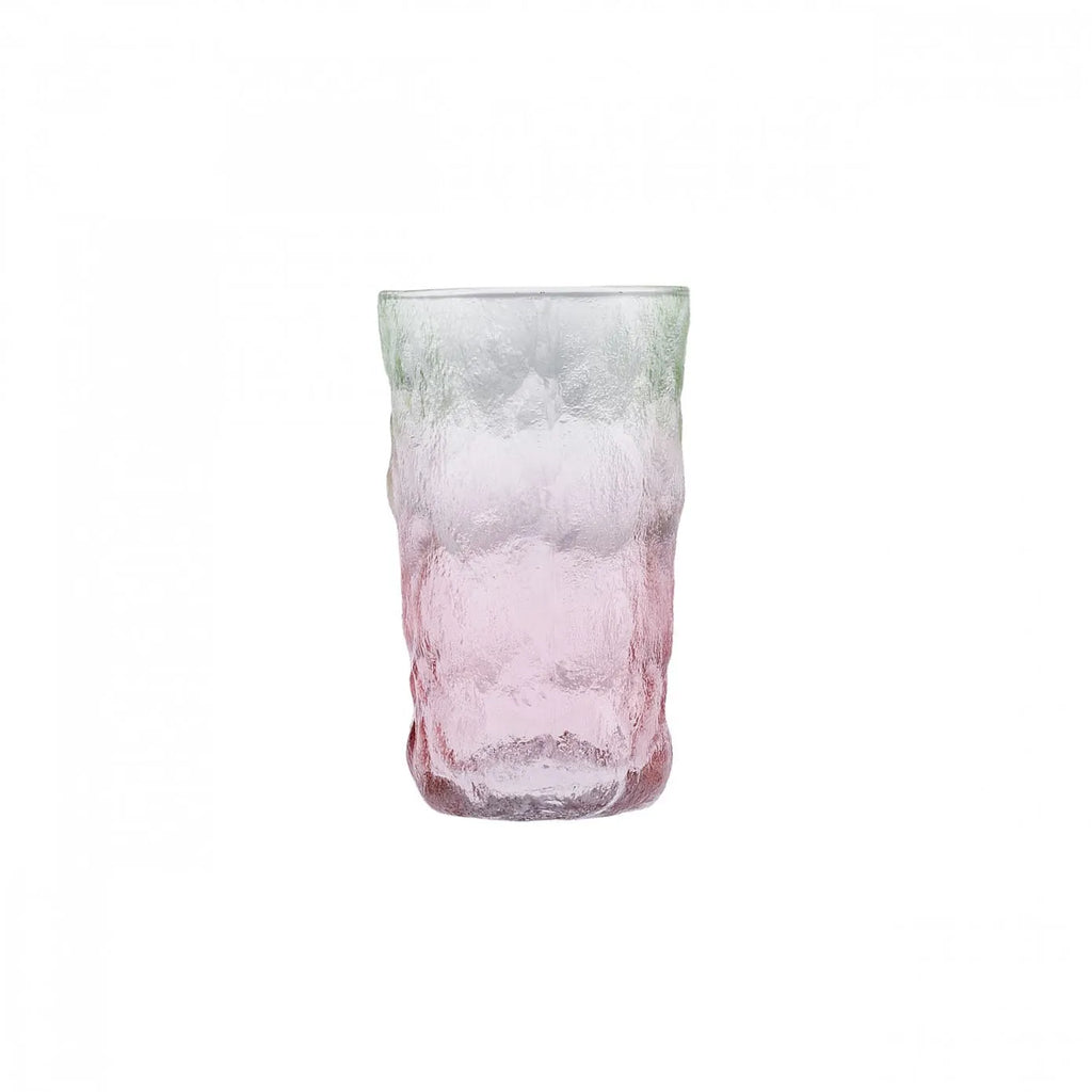 Verre à boisson Karaca Glacier, 383 ml, rouge vert