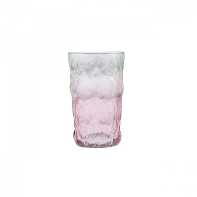 Verre à boisson Karaca Glacier, 383 ml, rouge vert