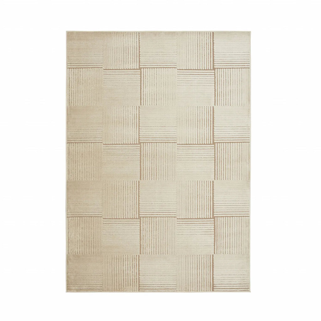 Tapis Kaşmir Halı 7/24 Scandinave Elin beige, 120x180 cm