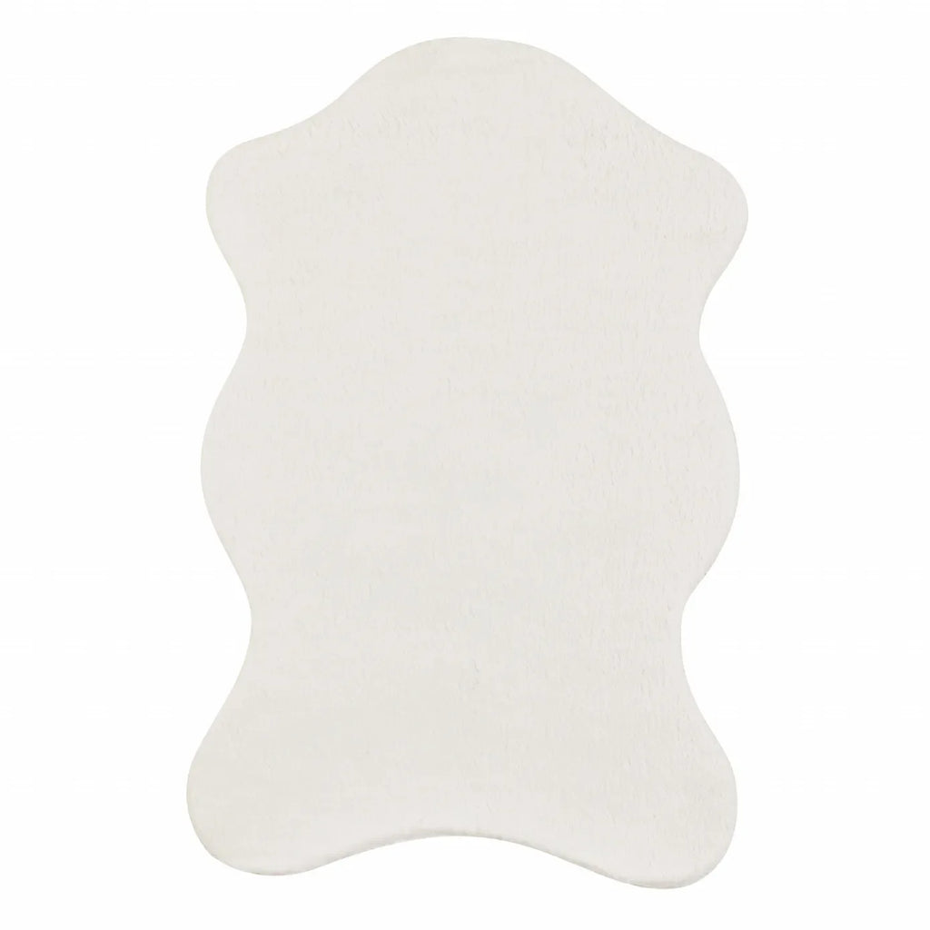 Tapis Kaşmir Halı 7/24 Cosy Premium blanc, 100x150 cm