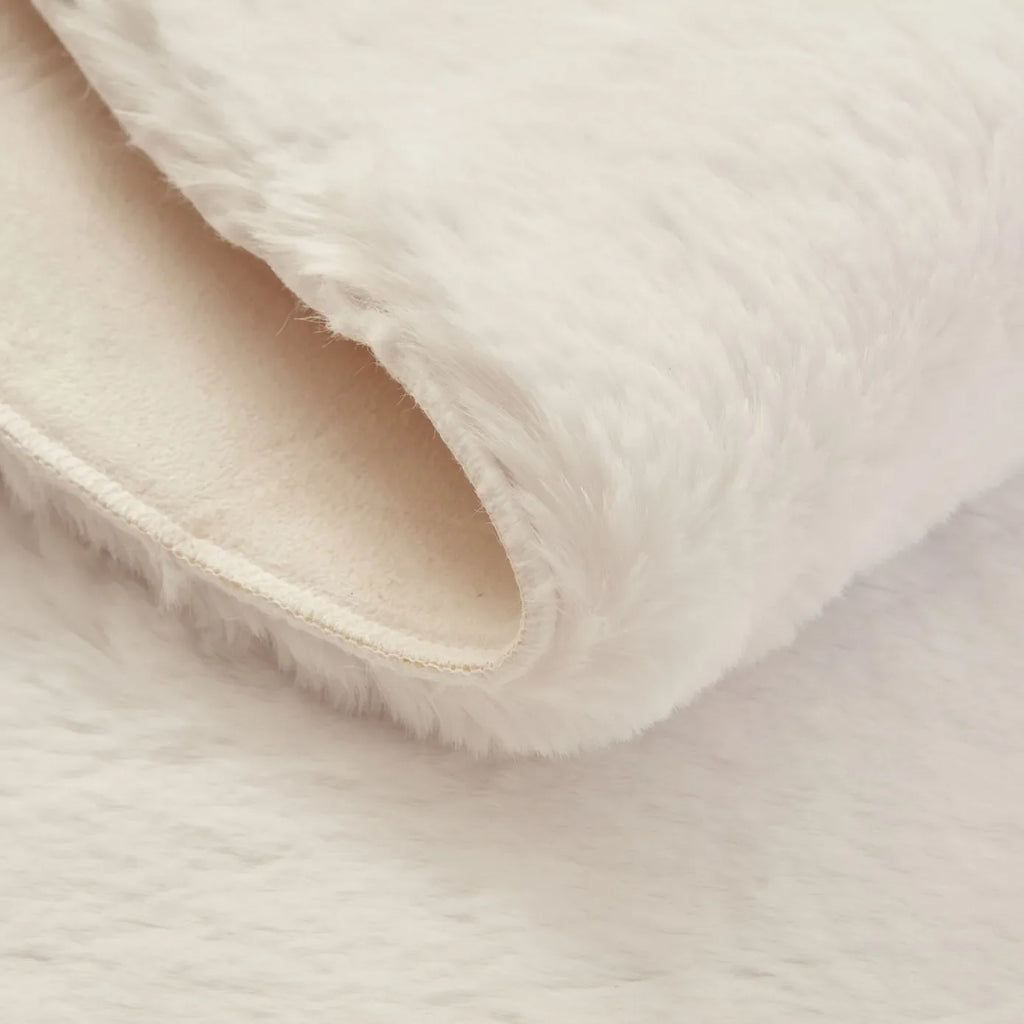 Tapis Kaşmir Halı 7/24 Cosy Premium blanc, 80x150 cm