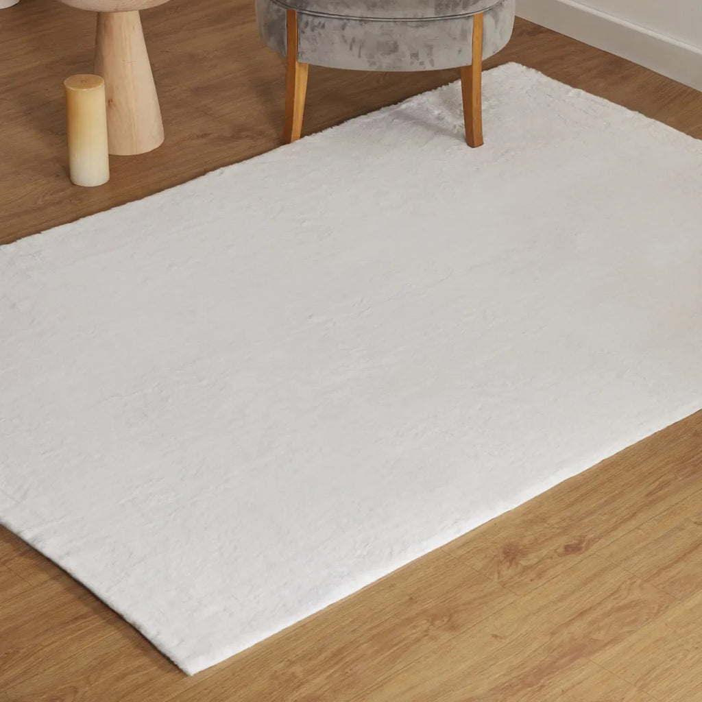 Tapis Kaşmir Halı 7/24 Cosy Premium blanc, 120x180 cm