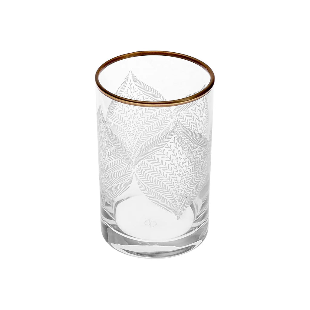 Verres à eau pour café turc Karaca Defne 6 pièces, or