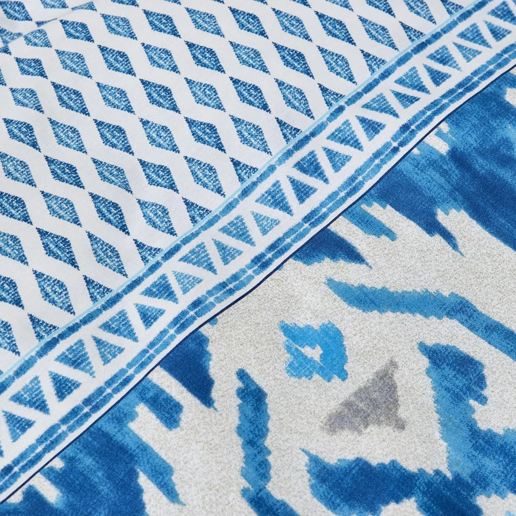 Parure de lit Karaca Home Neos single, 100% coton, bleu