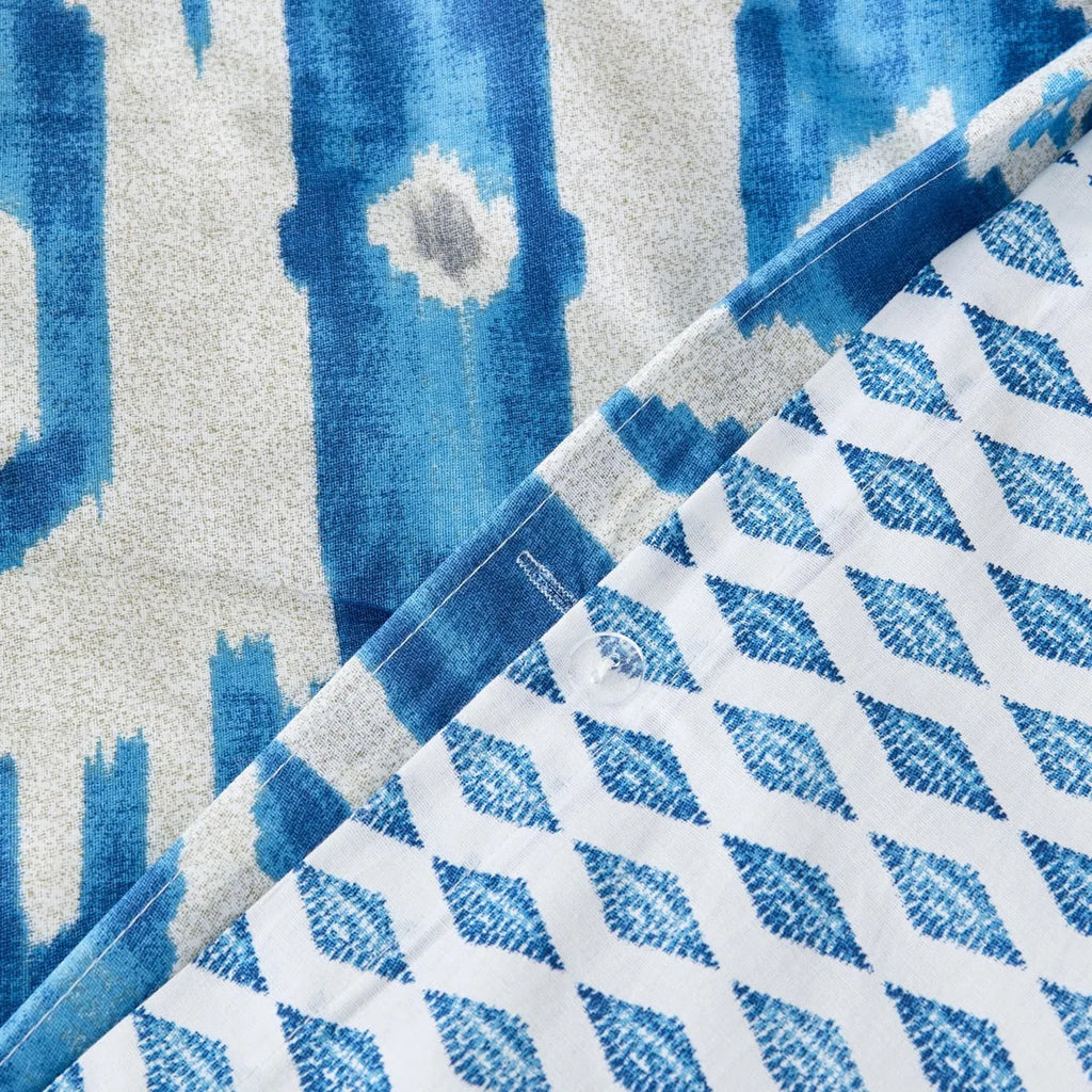 Parure de lit Karaca Home Neos single, 100% coton, bleu