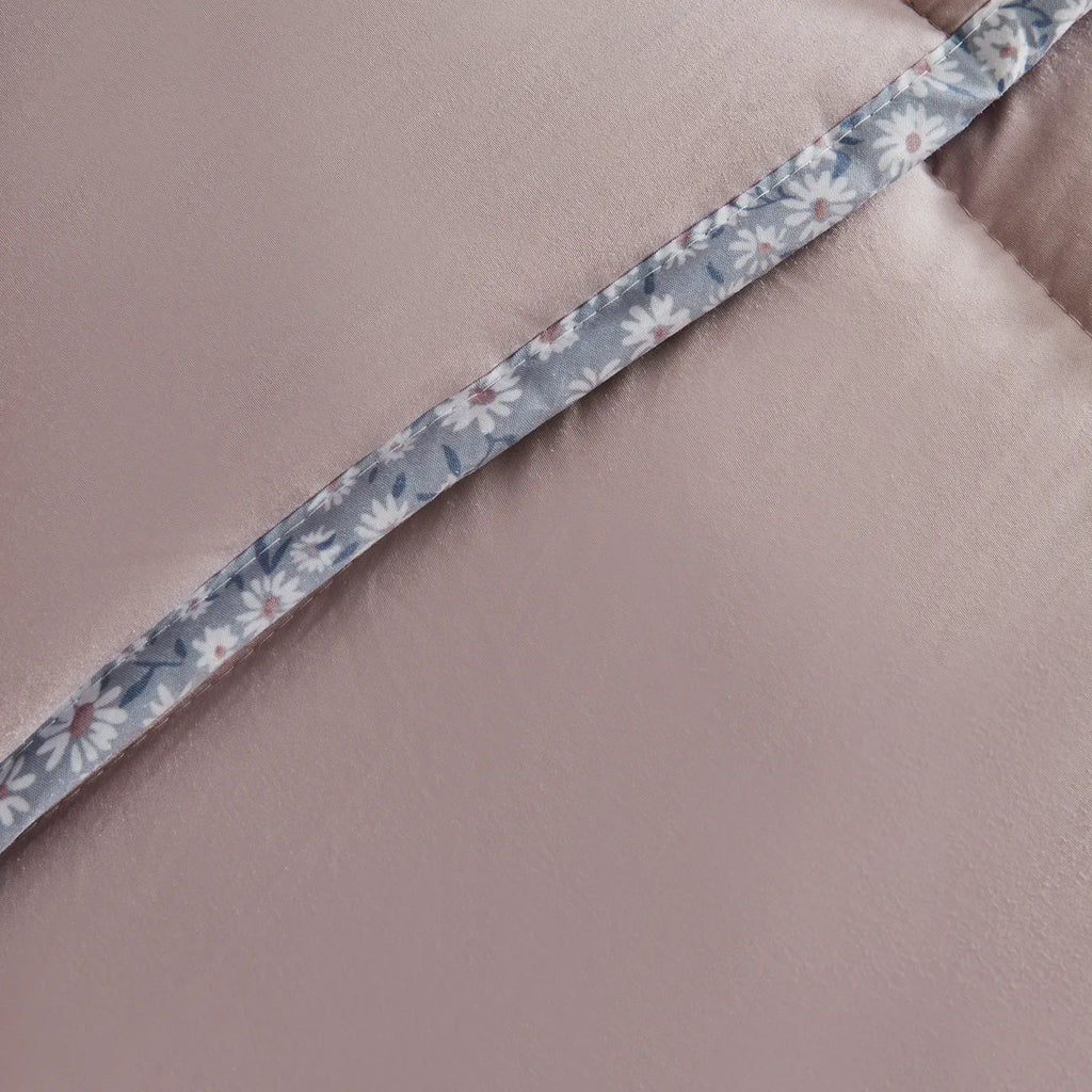 Ensemble de couettes Karaca Dexie single 135x200, 50x70 cm, rose