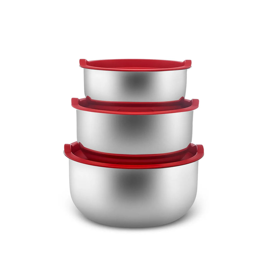 Batterie de cuisine Karaca en acier et récipient de stockage v2, 13 pièces