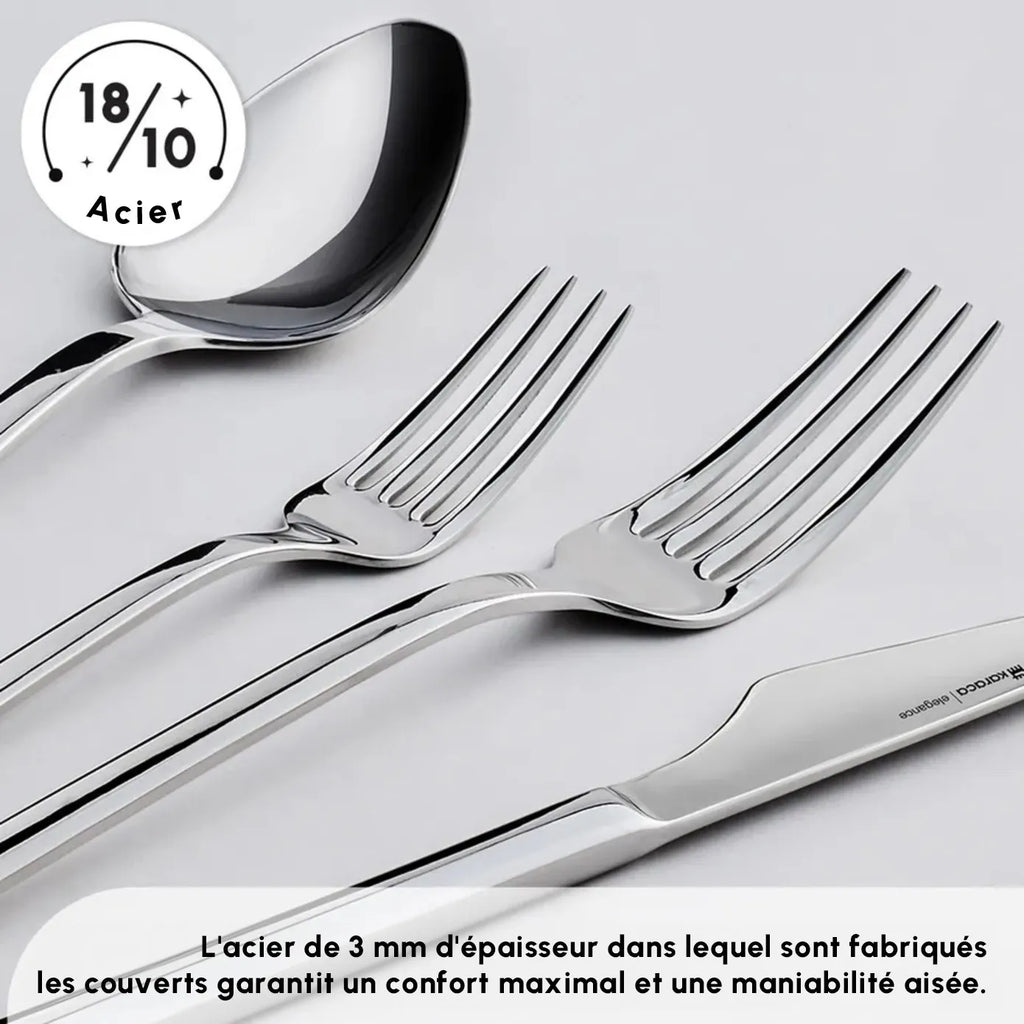 Service de couverts Karaca Sedir Elegance pour 12 personnes, 84 pièces