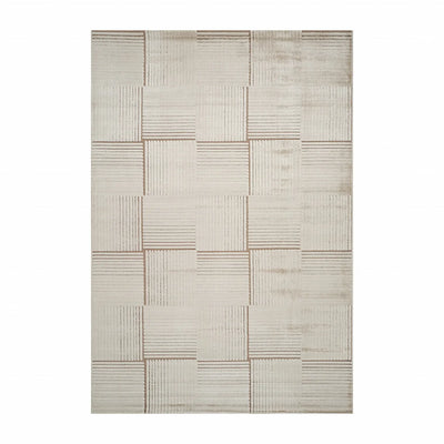 Tapis Kaşmir Halı 7/24 Scandinave Elin beige, 160x230 cm