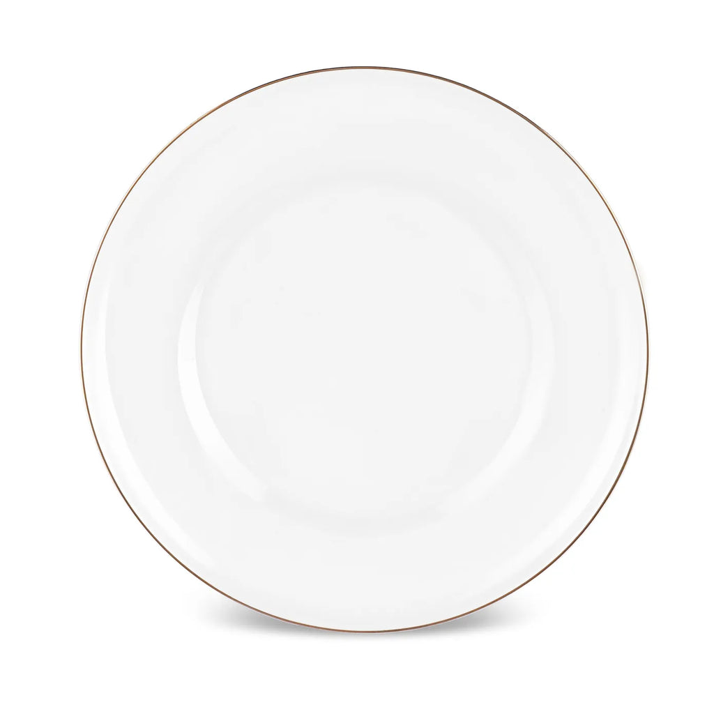 Service de table Karaca Streamline Nefeli pour 12 personnes, 56 pièces, New Generation Bone, or