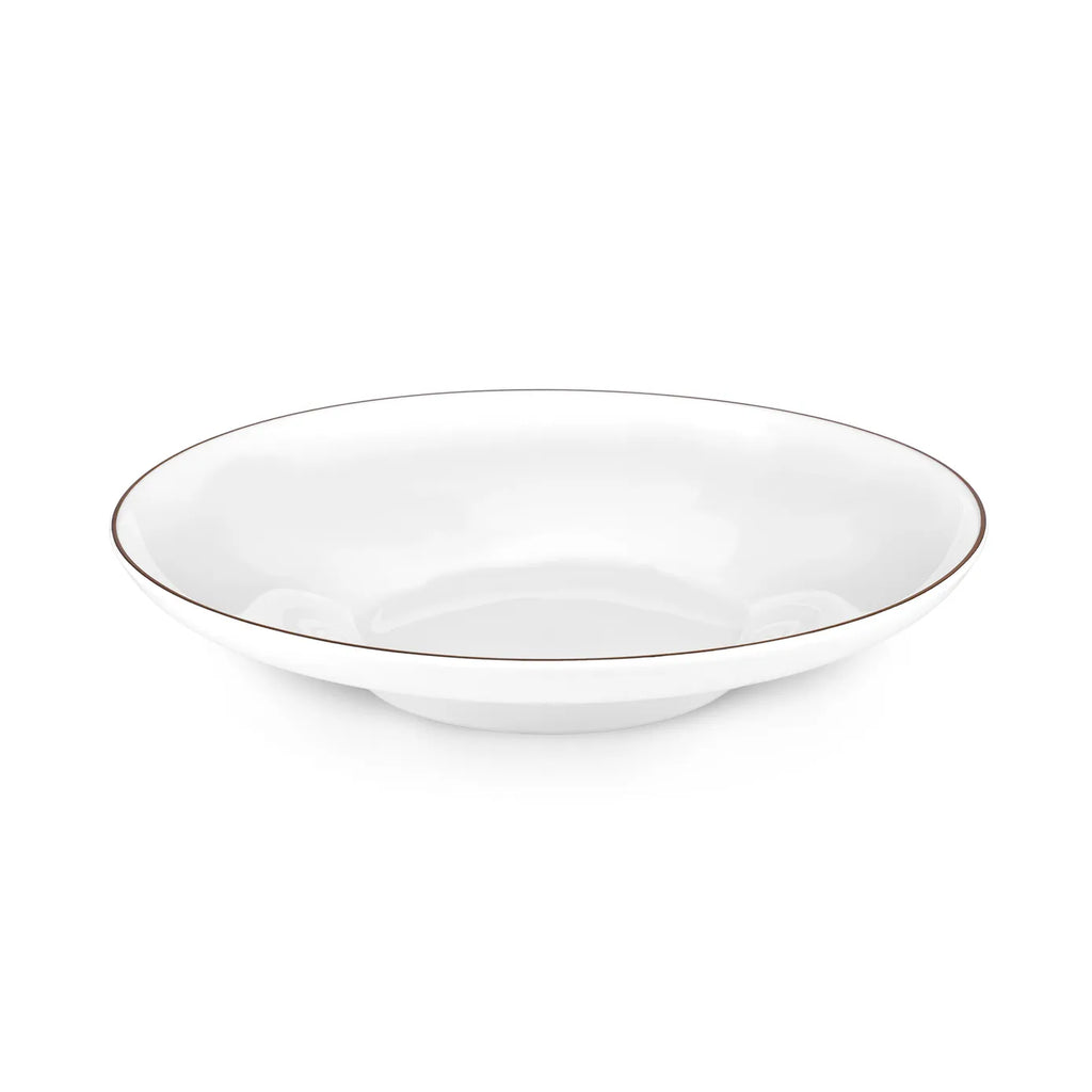Service de table Karaca Streamline Nefeli pour 12 personnes, 56 pièces, New Generation Bone, or