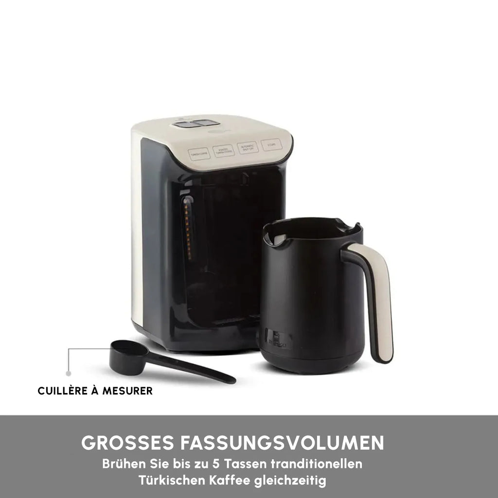 Machine à café Karaca Hatır avec fonction torréfaction, couleur crème