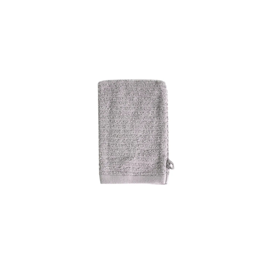 Karaca Rachel Supreme Gant de Toilette, Gris Clair, 16x22 cm