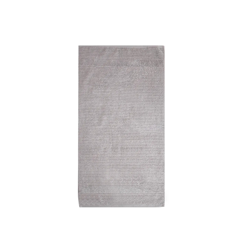 Karaca Rachel Serviette de Douche Suprême, Gris Clair, 70x140 cm