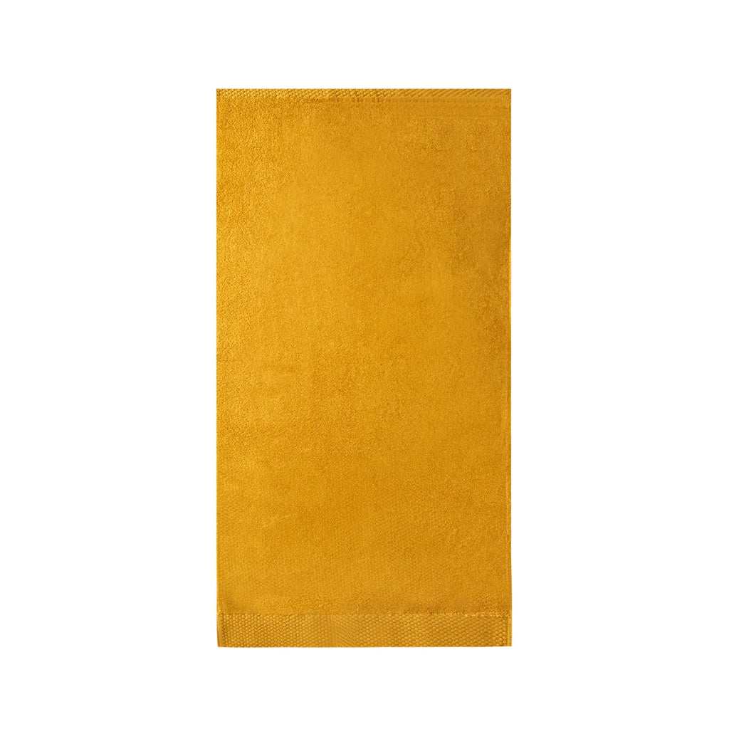 Drap de Bain Karaca Chandler en Modal, Moutarde, 100x150 cm