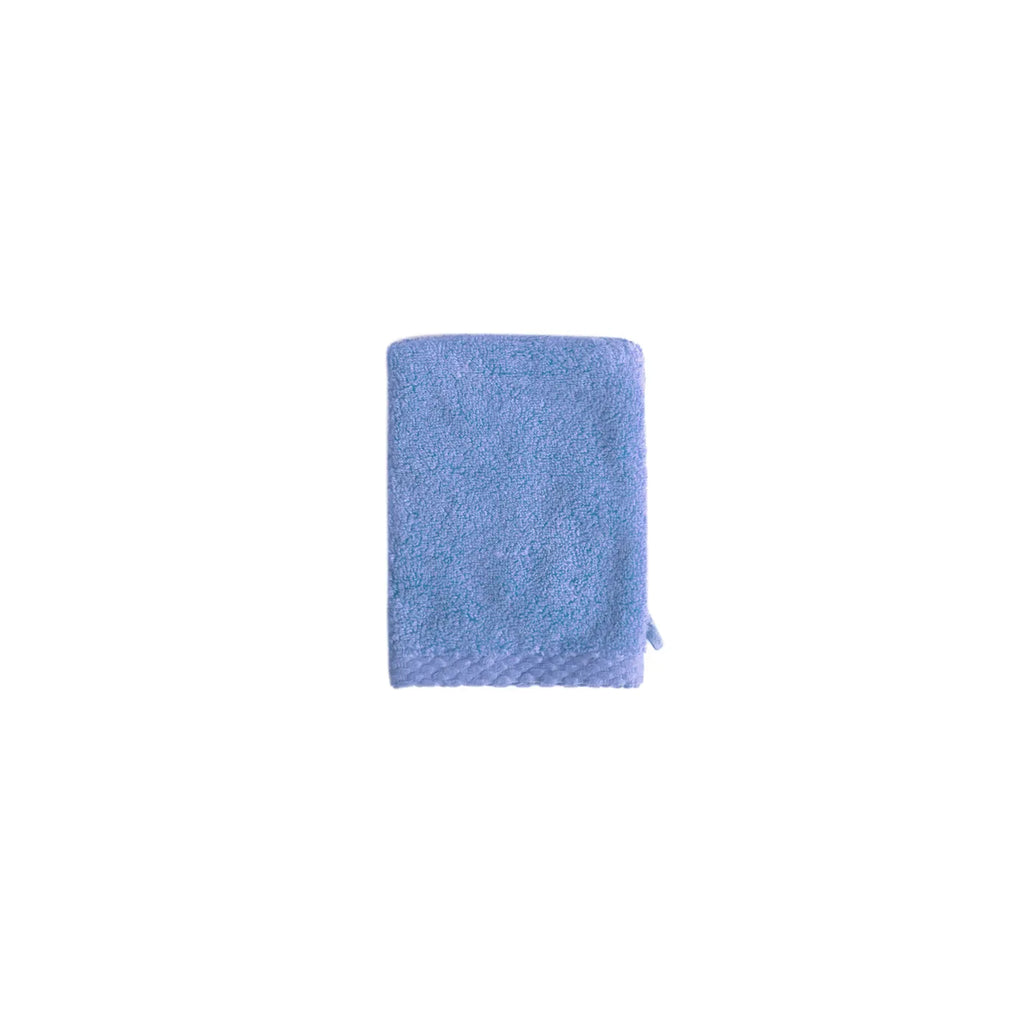 Karaca Chandler Gant de Toilette Modal, Bleu, 16x22 cm