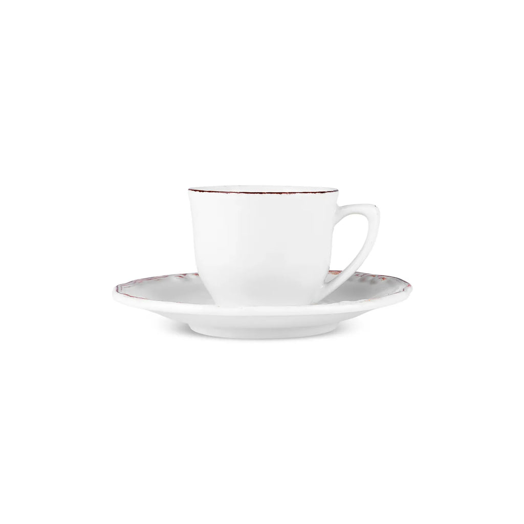 Tasse à thé Karaca Elizabeth Ecru, 180 ml
