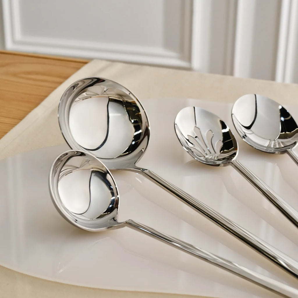 Ensemble de couverts Karaca Carmelo pour 12 personnes, 91 pièces, coffret premium