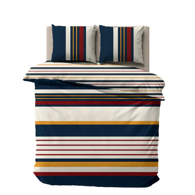 Nautica Hollins Parure de Couette Double, 200x200, 2x80x80