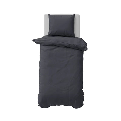 Nautica Solid Personne seule Anthracite Ensemble de housses de couette, 155X220, 80X80