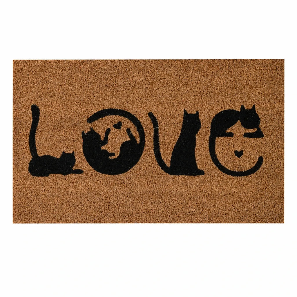 Kaşmir Halı Cat Love Coco Doormat 45x75 cm