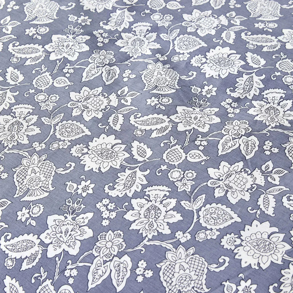 Parure de Lit Simple Karaca Home Celerina Bleu 100 % Coton