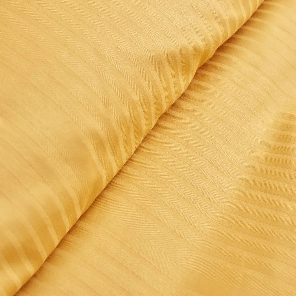 Parure de Lit Double en Satin Karaca Home Uniq 100 % Coton, Moutarde
