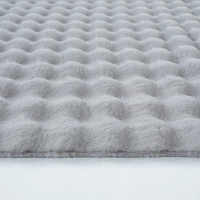Kaşmir Halı Cosy Premium Bubble Gris clair Ovale, 100x150 cm
