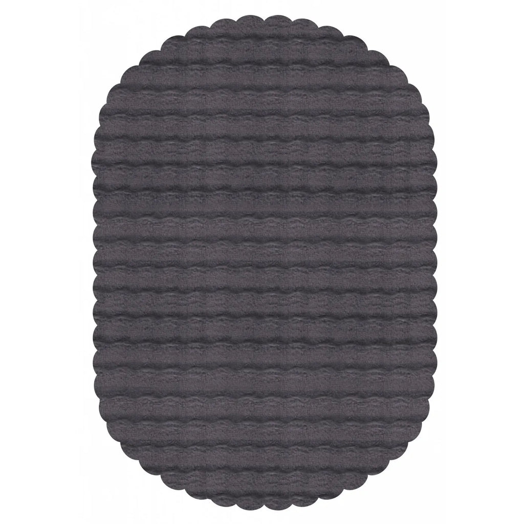Kaşmir Halı Cosy Premium Bubble Anthracite Ovale 100x150 cm