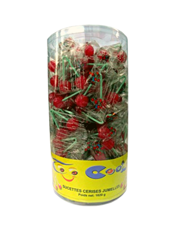 Sucette cerises jumelles Too Cool 13.5g