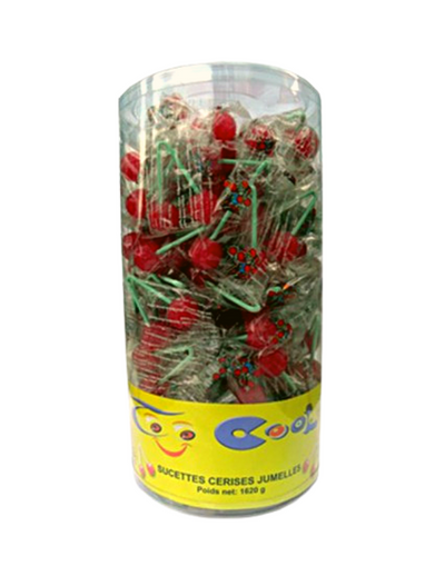 Sucette cerises jumelles Too Cool 13.5g