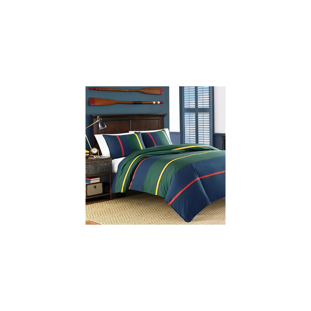 Parure de couette Nautica Heritage pour lit simple, 135x200 cm, 80x80 cm