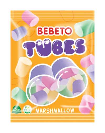 Marshmallow Halal BEBETO Tubes 250g