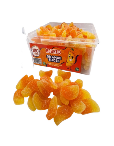 BEBETO Bonbon Gélifié Halal 1080g Orange Tranche