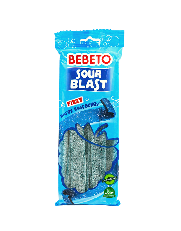 Bonbon BEBETO Sour Blast Happy Raspberry 180g