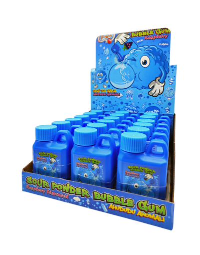 Sour Powder Bubble-Gum Raspberry Bleu 50g