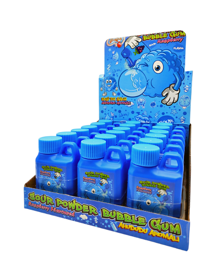 Sour Powder Bubble-Gum Raspberry Bleu 50g