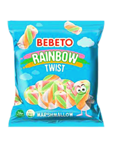 Marshmallow BEBETO Rainbow Twist 135g