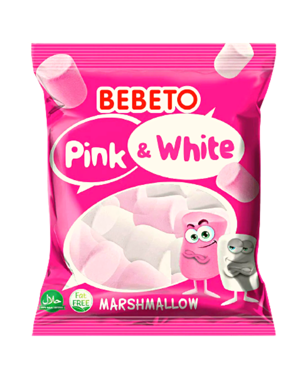 Marshmallow BEBETO Pink & White Halal