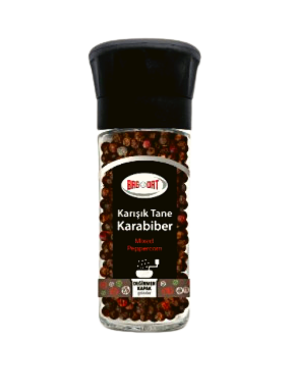 BAGDAT Tane Karisik Biber 45g - Moulin de Poivre Entier