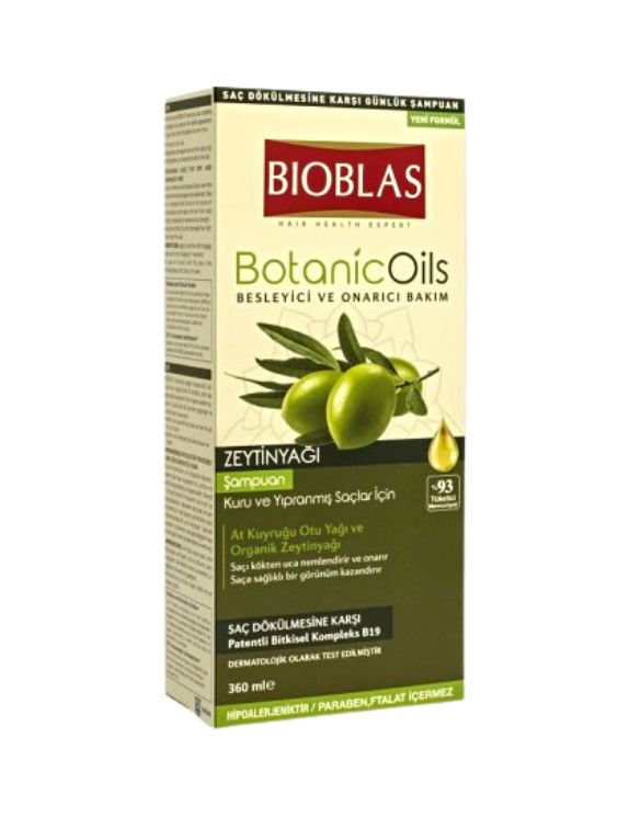 Shampoing à l'Huile d'Olive Anti-Chute BIOBLAS