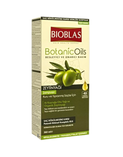 Shampoing à l'Huile d'Olive Anti-Chute BIOBLAS