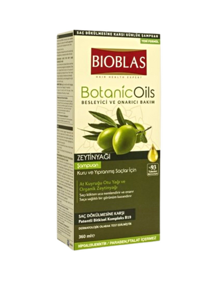 Shampoing à l'Huile d'Olive Anti-Chute BIOBLAS