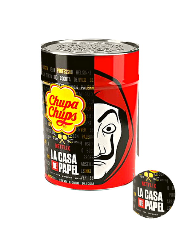 CHUPA CHUPS « La Casa De Papel » Pot metal