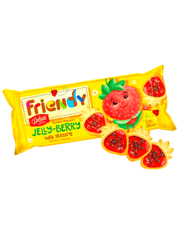 Biscuits Delicia Friendy à la baie 200g